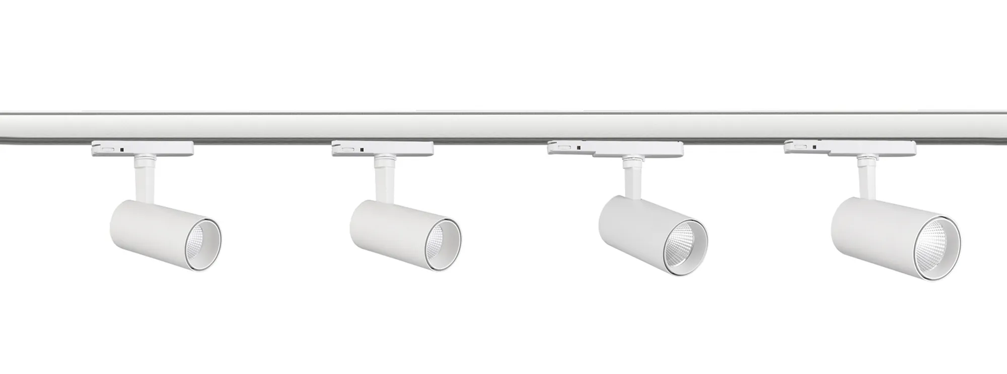 Fiji 1 Light 3 Circuit Track Light 20W LED 3000K White M7201  Mantra Fusion Fiji